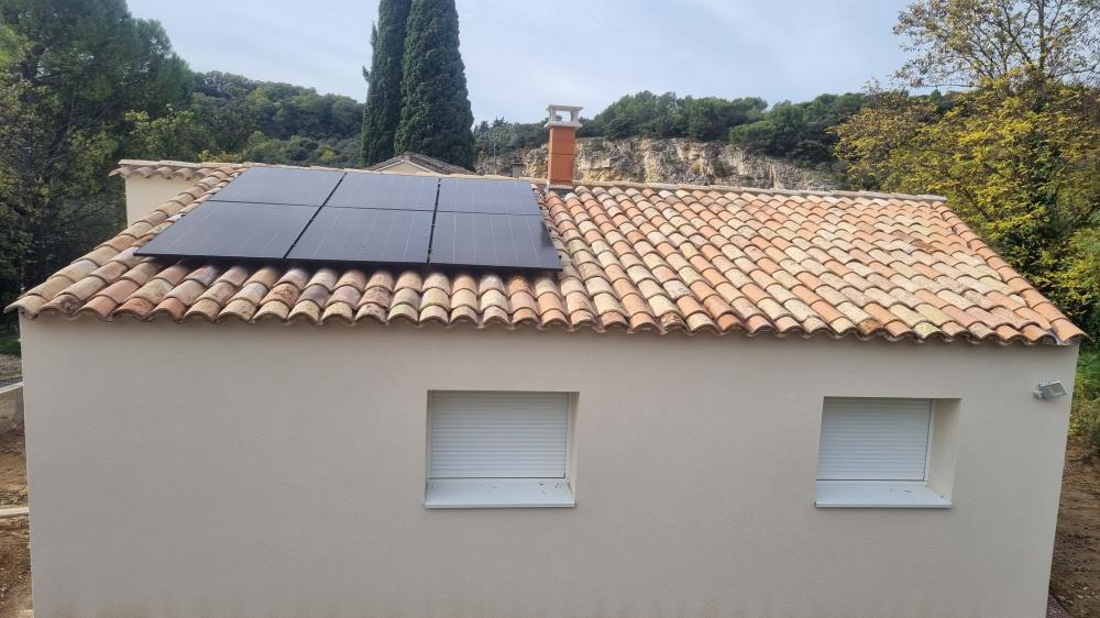 Pose panneaux photovoltaiques